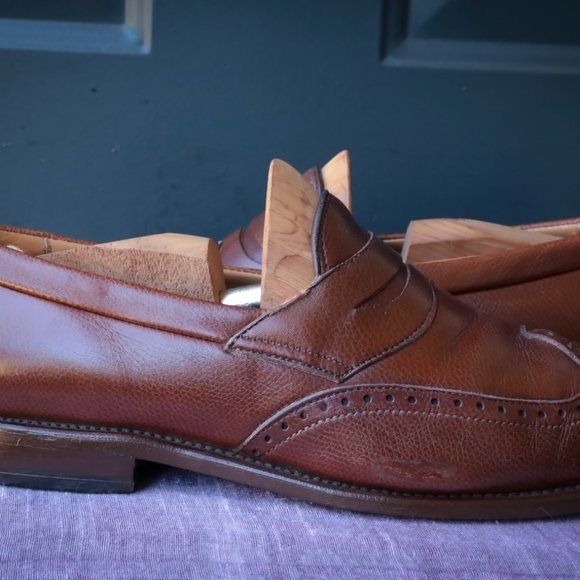 Allen Edmonds Moselle Brown Wing Tip Slip-on size 9-D main image 8